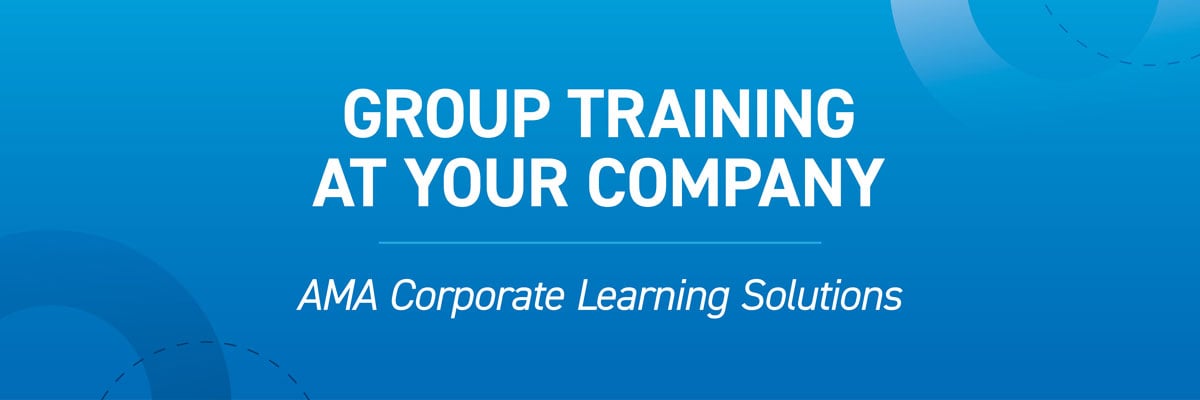 AMA CORPORATE LEARNING SOLUTIONS